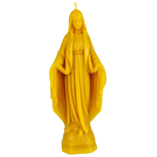Maryja - figurka z wosku pszczelego
