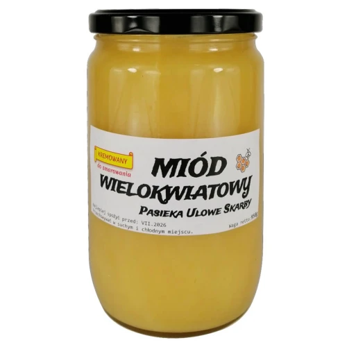 Kremowany miód wielokwiatowy