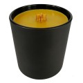 Świeca PREMIUM BEESWAX BLACK - 100% wosku pszczelego w szkle