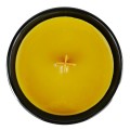 Świeca PREMIUM BEESWAX BLACK - 100% wosku pszczelego w szkle