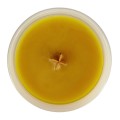 Świeca PREMIUM BEESWAX WHITE - 100% wosku pszczelego w szkle