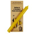 Świece STOŁOWE 19cm z wosku pszczelego - 4 szt. w pudełku