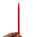 Cienkie świece rytualne 19cm CZERWONE