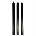 Czarne świece "elegancja" STOŁOWE 27cm z wosku pszczelego