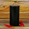 Czarna świeca "classic black" 11cm/5,7cm - świeca z wosku pszczelego