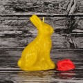 Zajączek wielkanocny - świeczka z wosku pszczelego