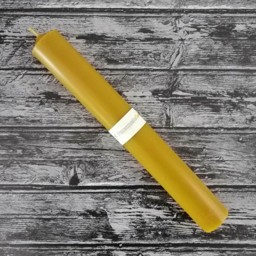 Gromnica GRUBA 40cm/4,8cm - świeca z wosku pszczelego