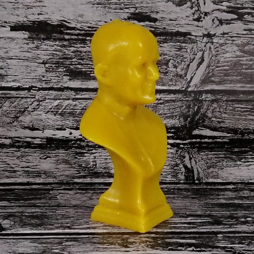 Jan Paweł II popiersie papieża - świeczka/figurka z wosku pszczelego