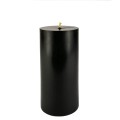 Czarna świeca "classic black" 11cm/5,7cm - świeca z wosku pszczelego