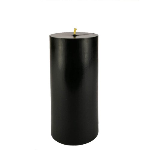 Czarna świeca "classic black" 11cm/5,7cm - świeca z wosku pszczelego